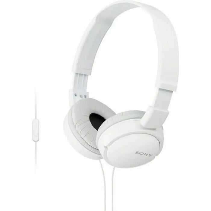Слушалки с микрофон Sony MDR-ZX110AP Бял