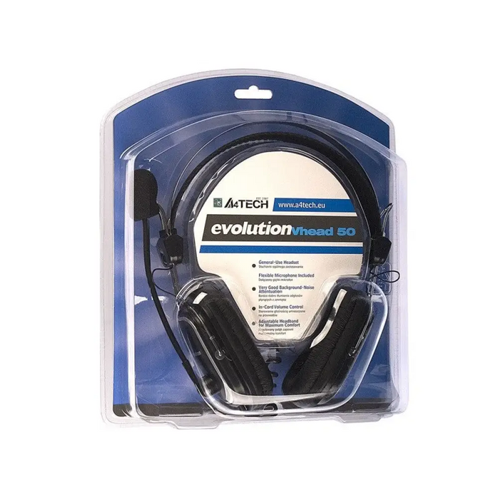 Слушалки A4Tech EVO Vhead 50 Черна лента за глава