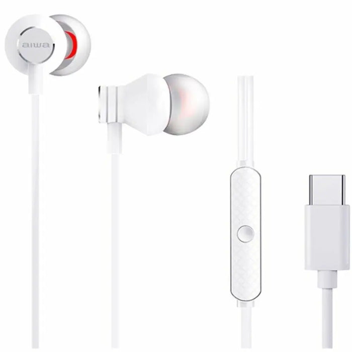 Слушалки Aiwa ESTM 50USB C/WT Бял