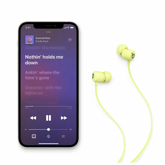 Слушалки Apple Beats Flex Жълт