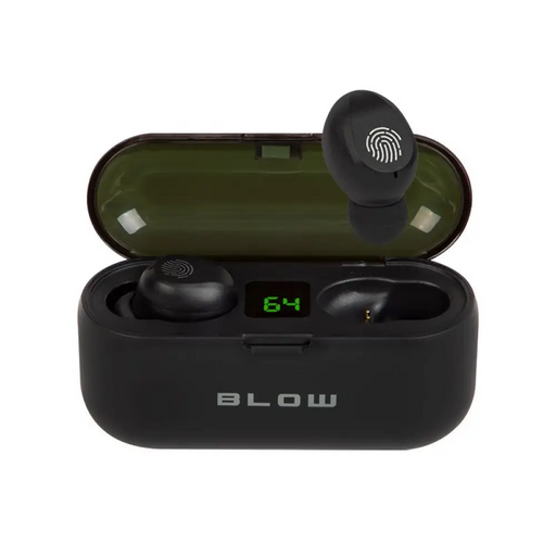 Слушалки BLOW Earbuds BTE200 BLACK Преносима батерия