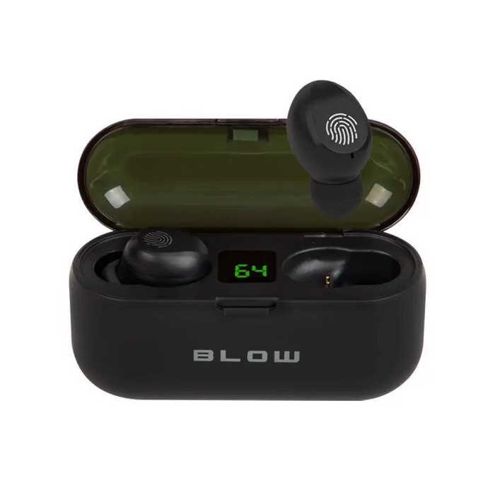 Слушалки BLOW Earbuds BTE200 BLACK Преносима батерия