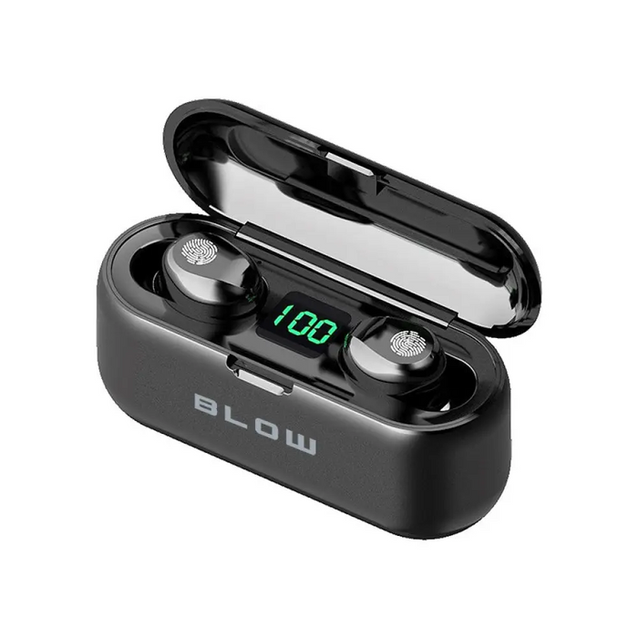 Слушалки BLOW Earbuds BTE200 BLACK Преносима батерия