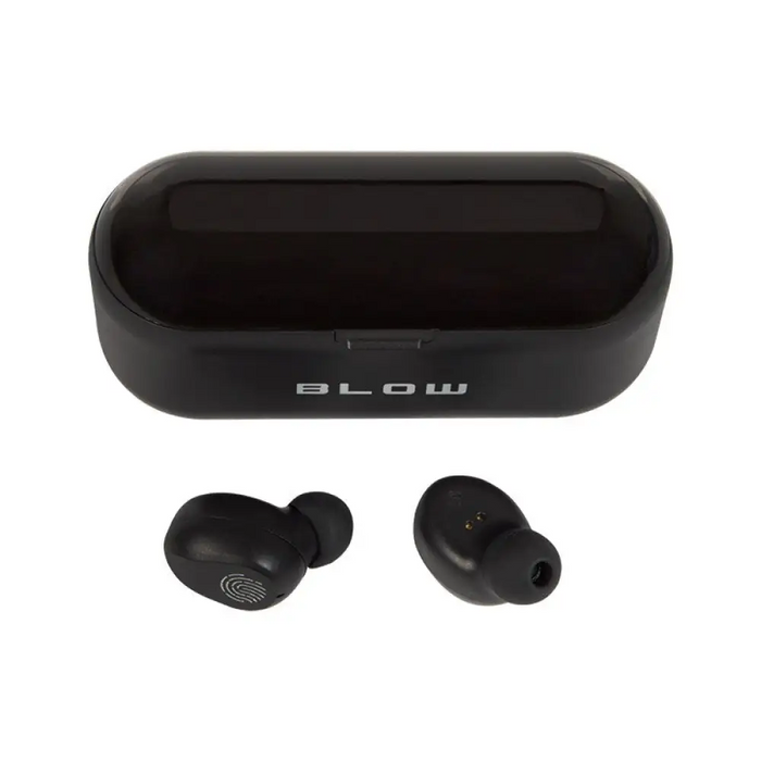 Слушалки BLOW Earbuds BTE200 BLACK Преносима батерия