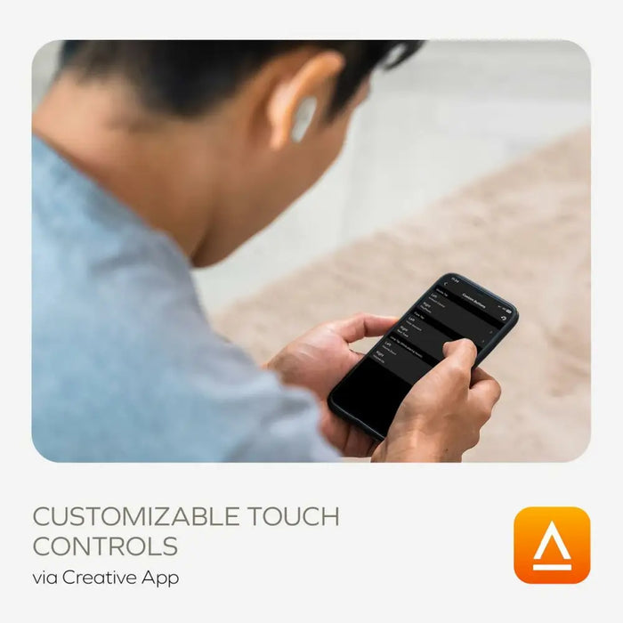 Слушалки Creative Technology 51EF1180AA000 Сив