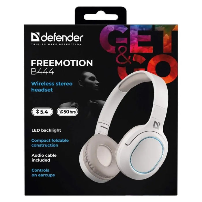 СЛУШАЛКИ DEFENDER BLUETOOTH FREEMOTION B444 БЕЖОВИ