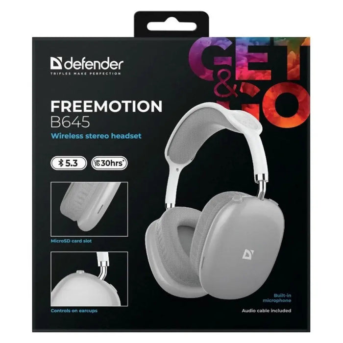 СЛУШАЛКИ DEFENDER BLUETOOTH FREEMOTIONB645 СИВИ