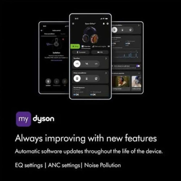 Слушалки DYSON OnTrac™ Wireless (CNC Black Nickel) 581667-01
