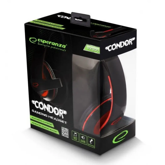Слушалки Esperanza EGH300R Кабелна лента за глава Gaming