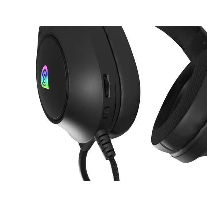Слушалки Genesis Neon 213 с микрофон RGB осветление черни