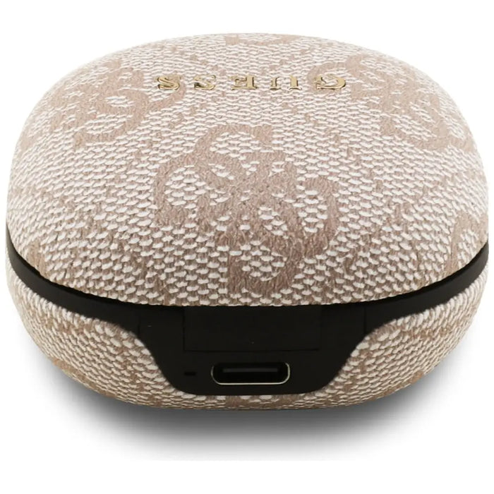 Слушалки Guess 4G Classic Metal Logo TWS ENC - Розови
