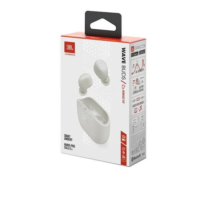 Слушалки JBL Vibe Buds 2 White JBLVBUDS2WHT Bluetooth