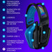 Слушалки Logitech 939-002219 Черен Черен/Син