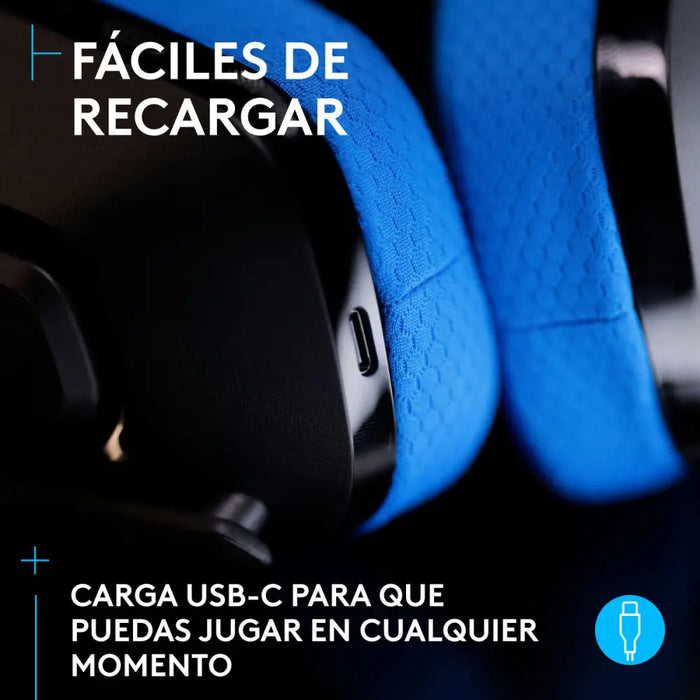 Слушалки Logitech 939-002219 Черен Черен/Син