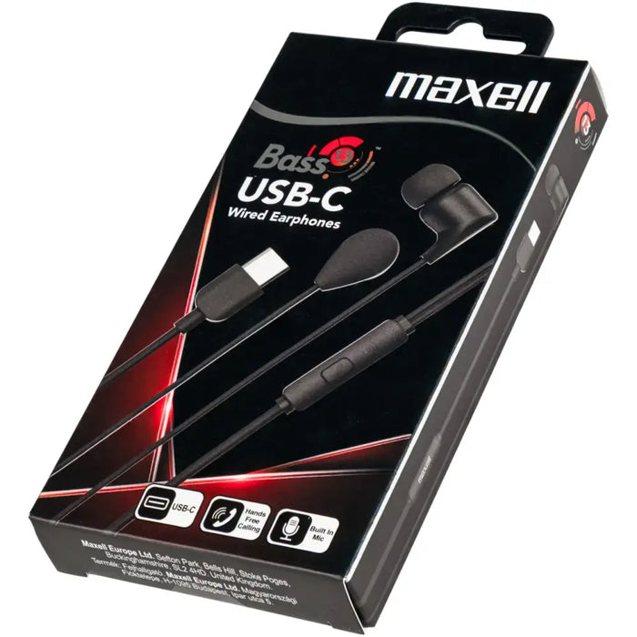 Слушалки MAXELL тапи EB10 BASS 13 USB-C