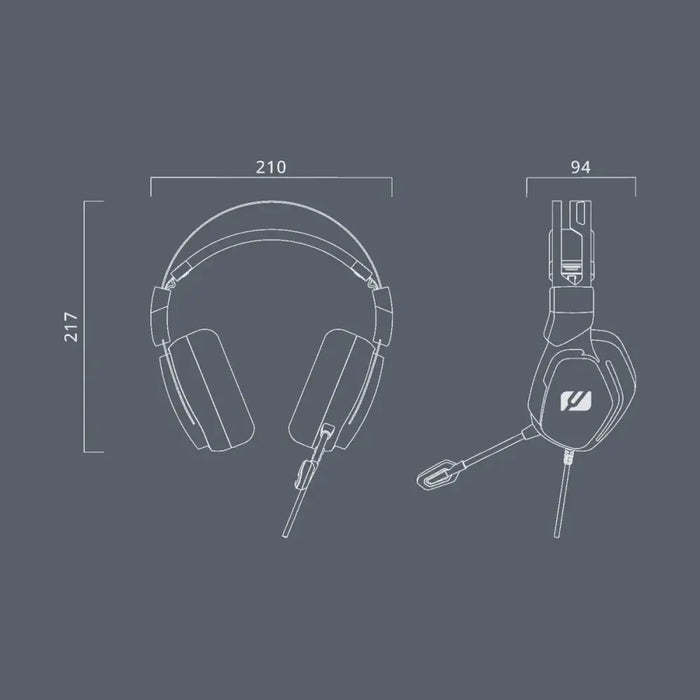 Слушалки Muse M 230 GH Черен