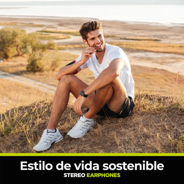 Слушалки Muvit for Change E57 Бял