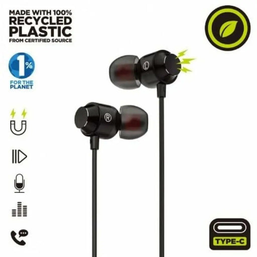 Слушалки Muvit MCHPH0006 Черен