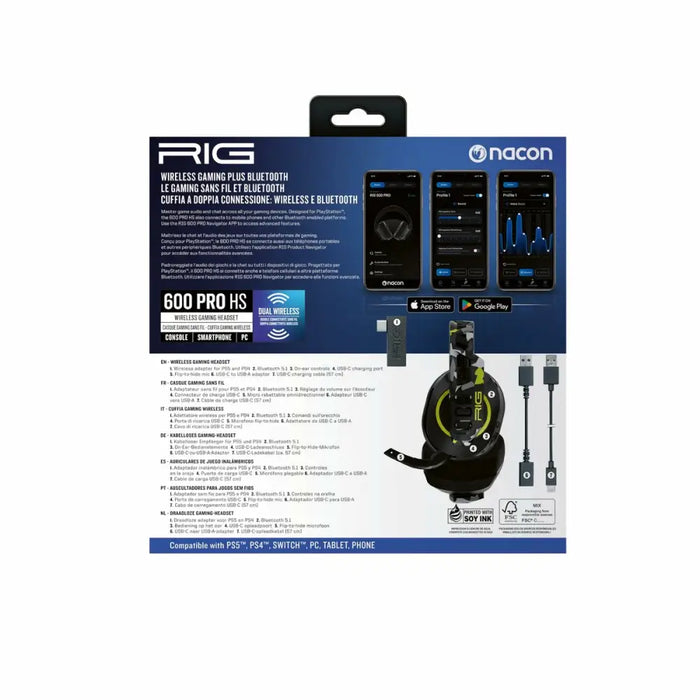 Слушалки Nacon RIG600PROHSACID