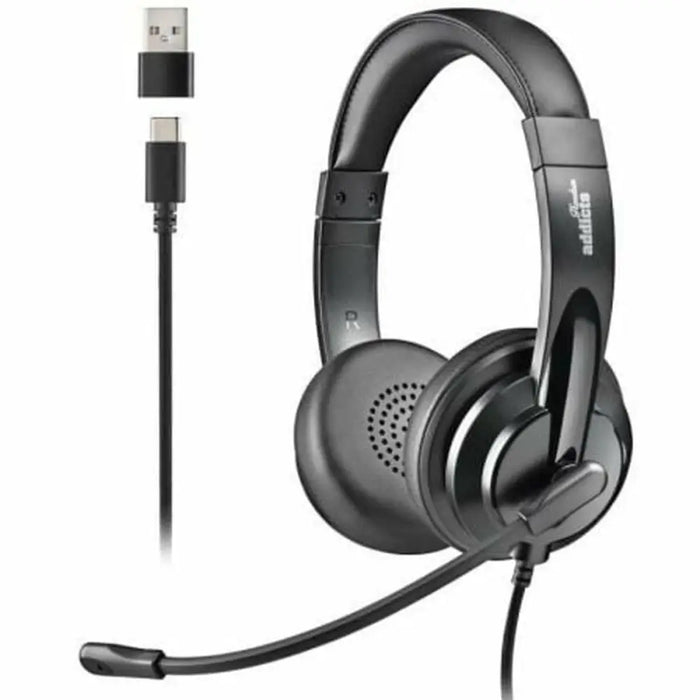 Слушалки NGS VOX605USBC Черен