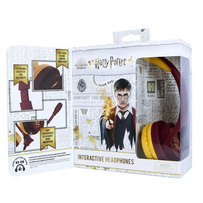 Слушалки OTL Technologies Hogwarts Crest Кафяв Черен