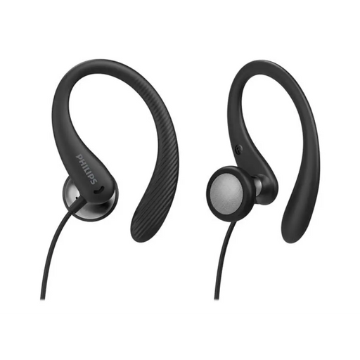 Слушалки PHILIPS InEar Earhook Черен 15 мм високоговорител