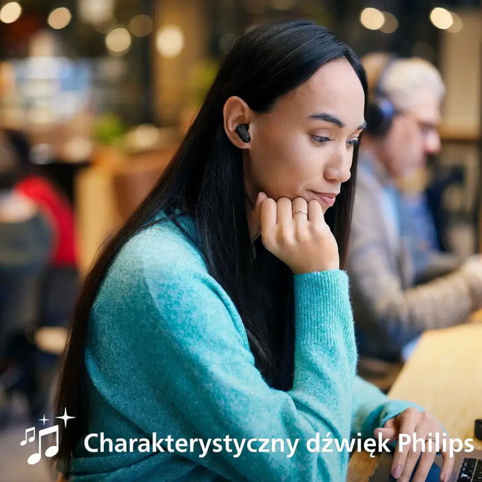 Слушалки Philips TAT3508BK/00 Черен (1 броя)