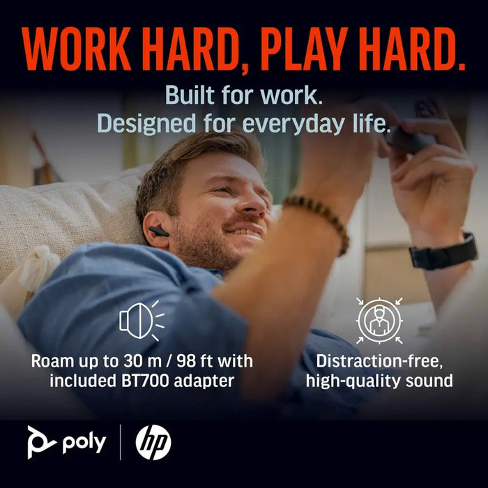 Слушалки Poly 7Y8M0AA Черен