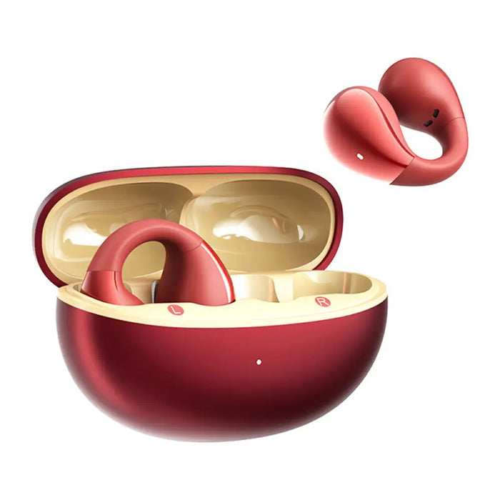 Слушалки QCY Crossky Clip C30S (червени)