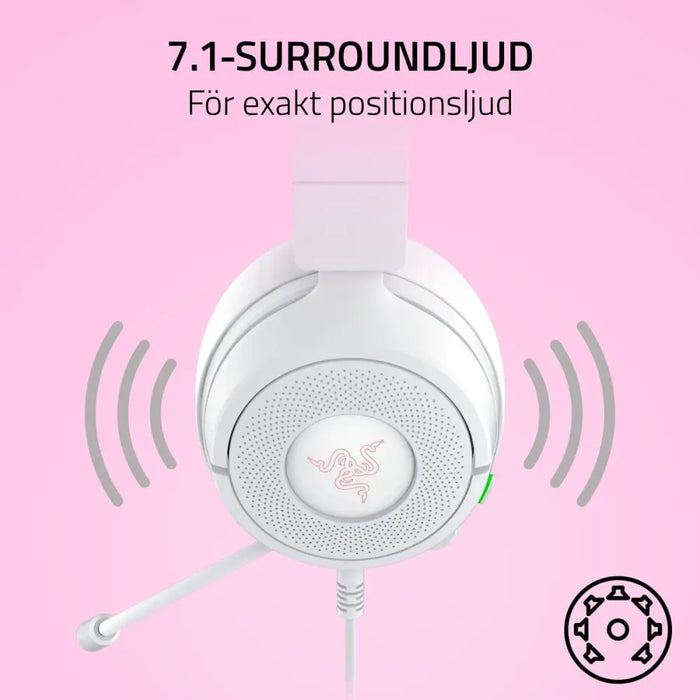 Слушалки Razer RZ04-05350300-R3M1 Бял