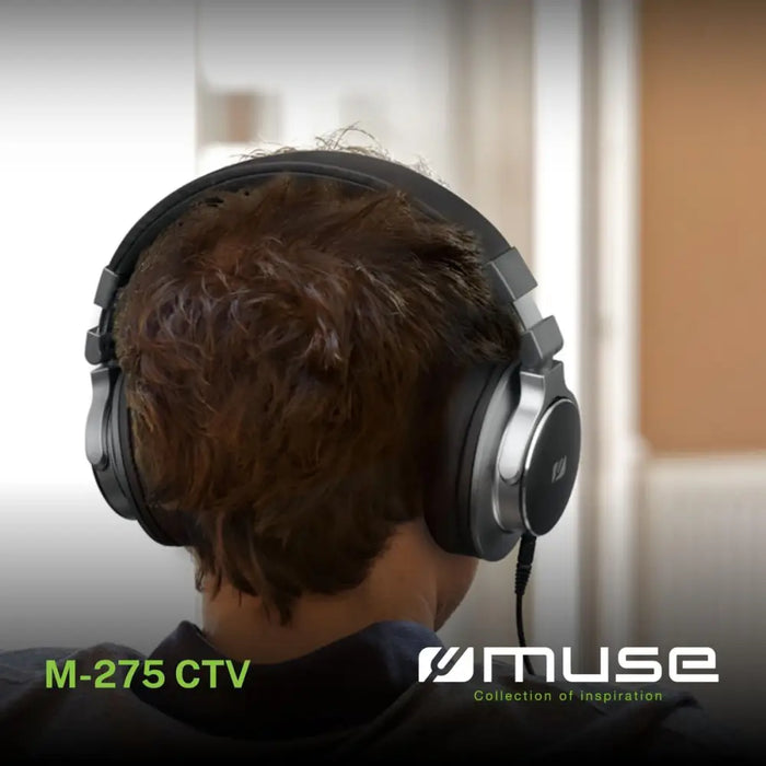 Слушалки с лента за глава Muse M275CTV Черен