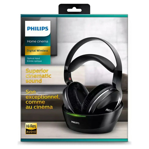 Слушалки с лента за глава Philips Черен Безжичен