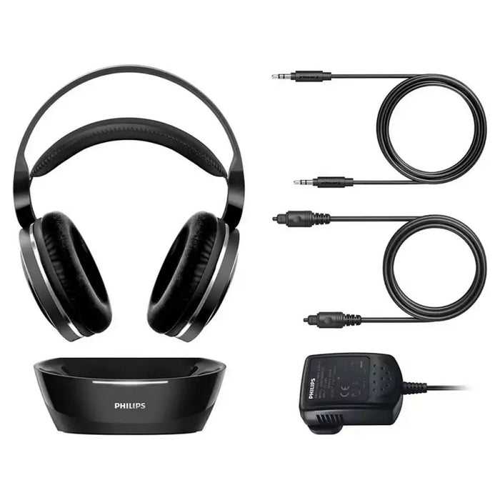 Слушалки с лента за глава Philips Черен Безжичен