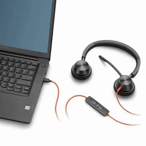 Слушалки с лента за глава Poly BW3320 USB-A Черен