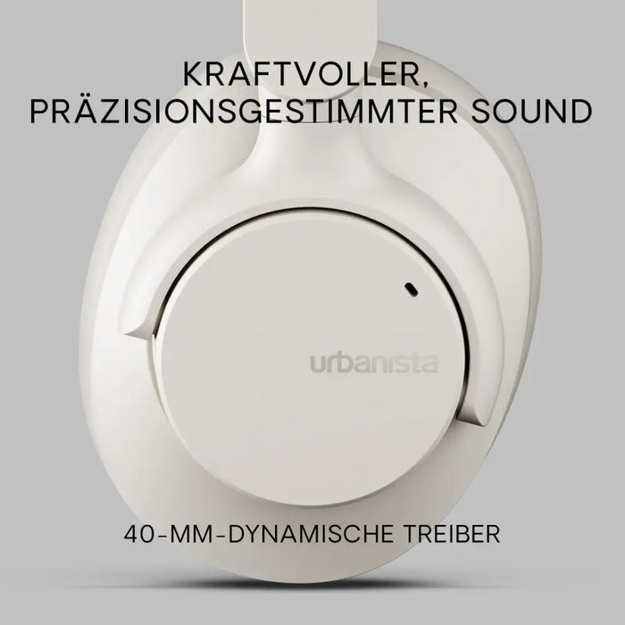 Слушалки с лента за глава Urbanista Valencia Бял