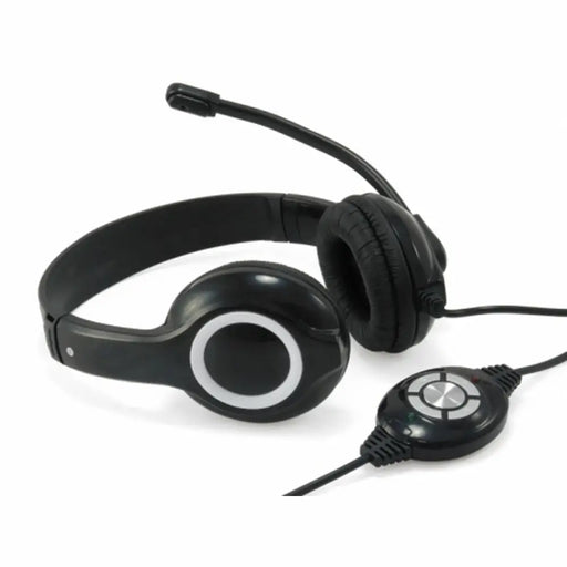 Слушалки с микрофон Conceptronic CCHATSTARU2B Черен
