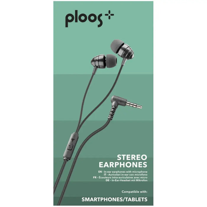 СЛУШАЛКИ С МИКРОФОН 3.5 MM PLOOS