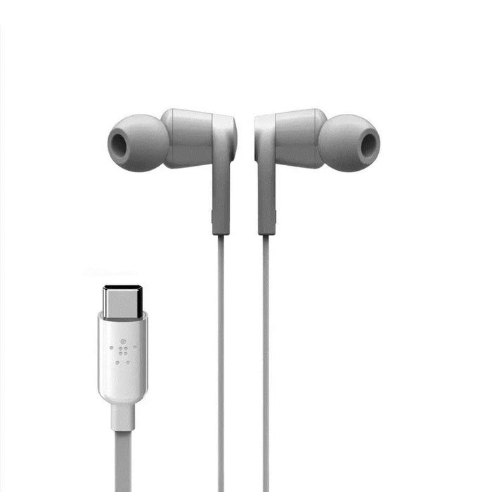 Слушалки с микрофон Belkin ROCKSTAR Бял