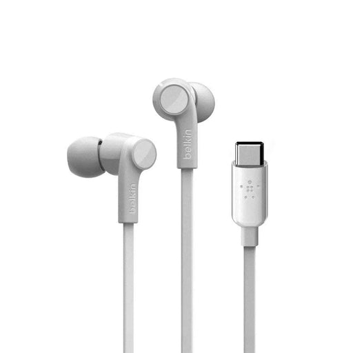 Слушалки с микрофон Belkin ROCKSTAR Бял