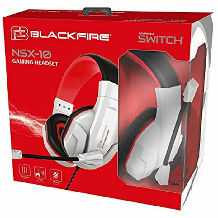Слушалки с микрофон Blackfire NSX-10 Бял