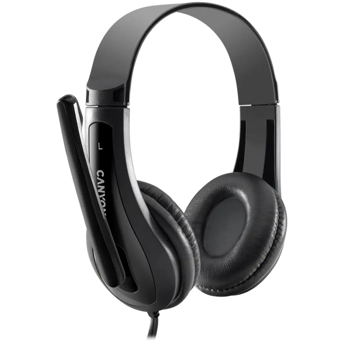 Слушалки с микрофон Canyon CNS-CHSC1B OVER-EAR
