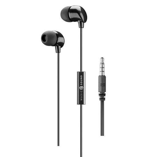 Слушалки с микрофон Cellularline Music Sound AUINEARMSK