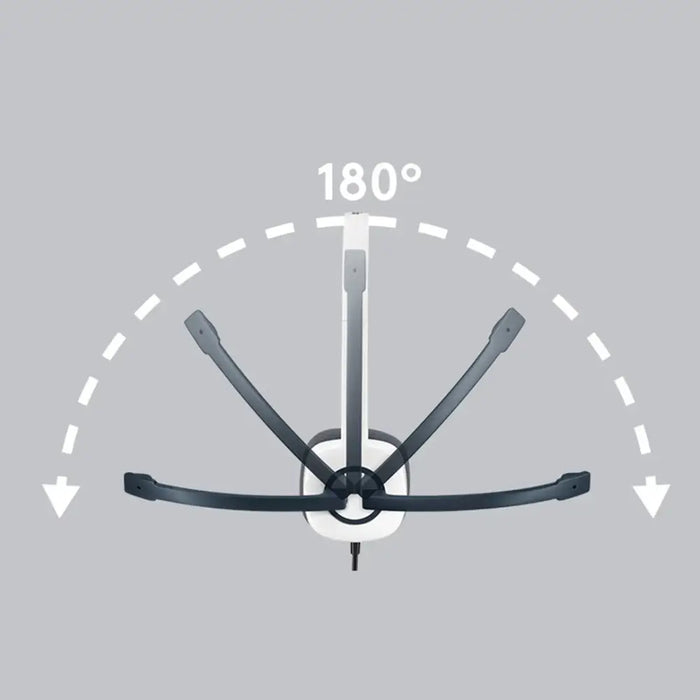 Слушалки с микрофон Logitech Бял