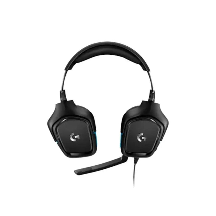 Слушалки с микрофон Logitech g432 Син Черен