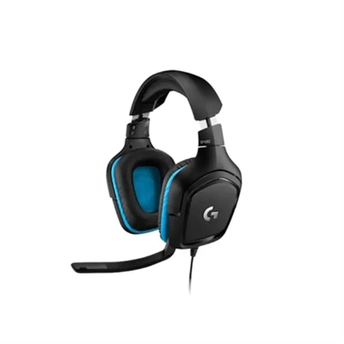 Слушалки с микрофон Logitech g432 Син Черен