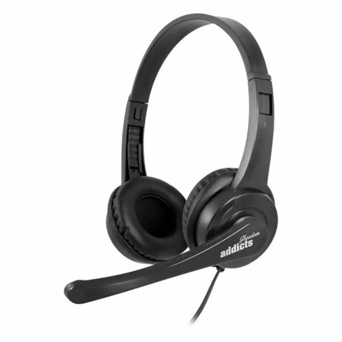 Слушалки с микрофон NGS VOX505 USB Черен 32 Ohm