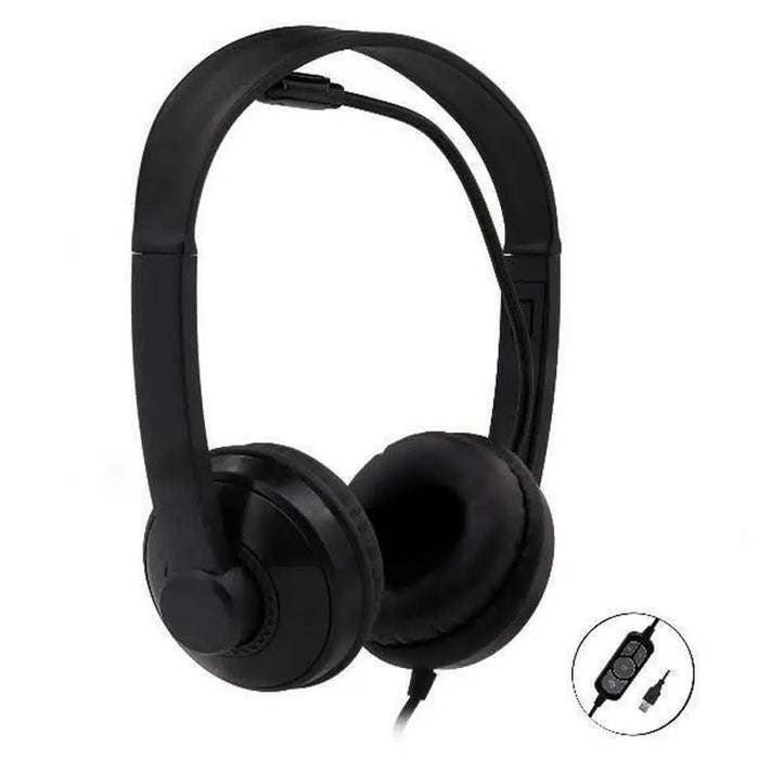 Слушалки с микрофон Nilox NXAU0000001 Черен Сив