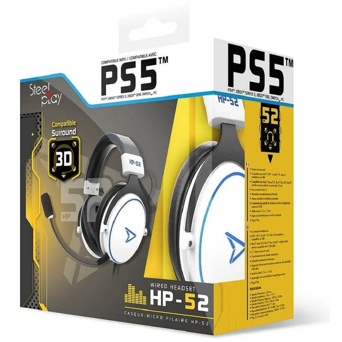 Слушалки с микрофон SteelPlay HP52 5.1 Virtual Sound