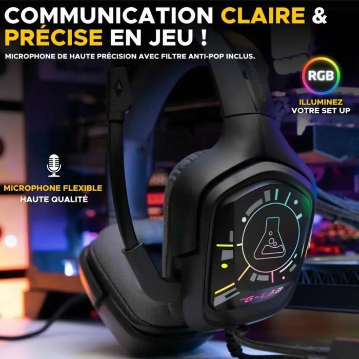 Слушалки с микрофон The G-Lab KORP COBALT 7.1