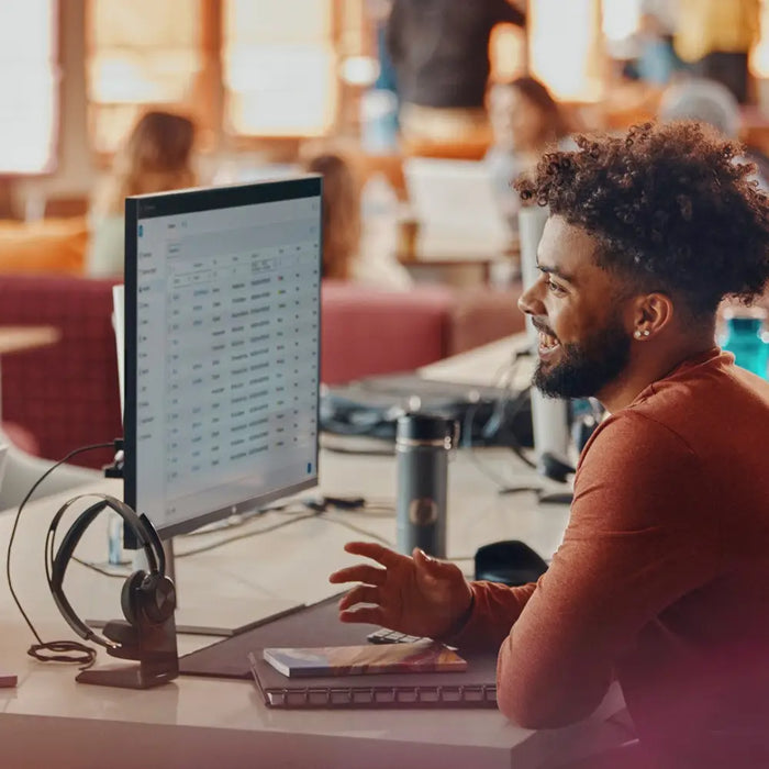 Слушалки с микрофон Poly 9T9J6AA#AC3 Черен